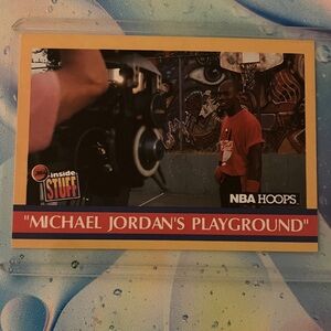 “Michael Jordan's Playground" Basketball Card NBA Bulls RARE